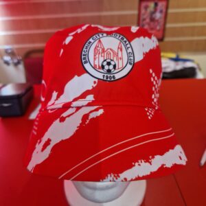 Brechin City FC Red and White Bucket Hat